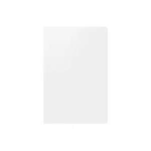 Samsung Galaxy Tab S10+ Klavyeli Mousepadli Kılıf Beyaz