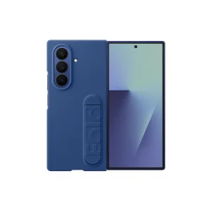 Samsung Galaxy Z Fold7 Standlı Silikon Kılıf Lacivert