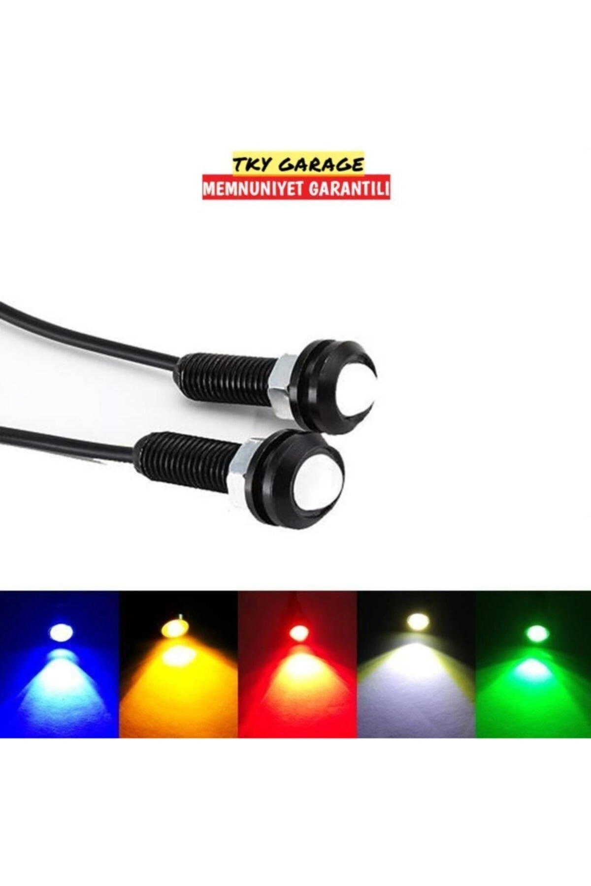 Ayna Altı Led Kartal Göz Led 2li Kırmızı Renk 1.kalite Tüm Araçlara Uyumlu