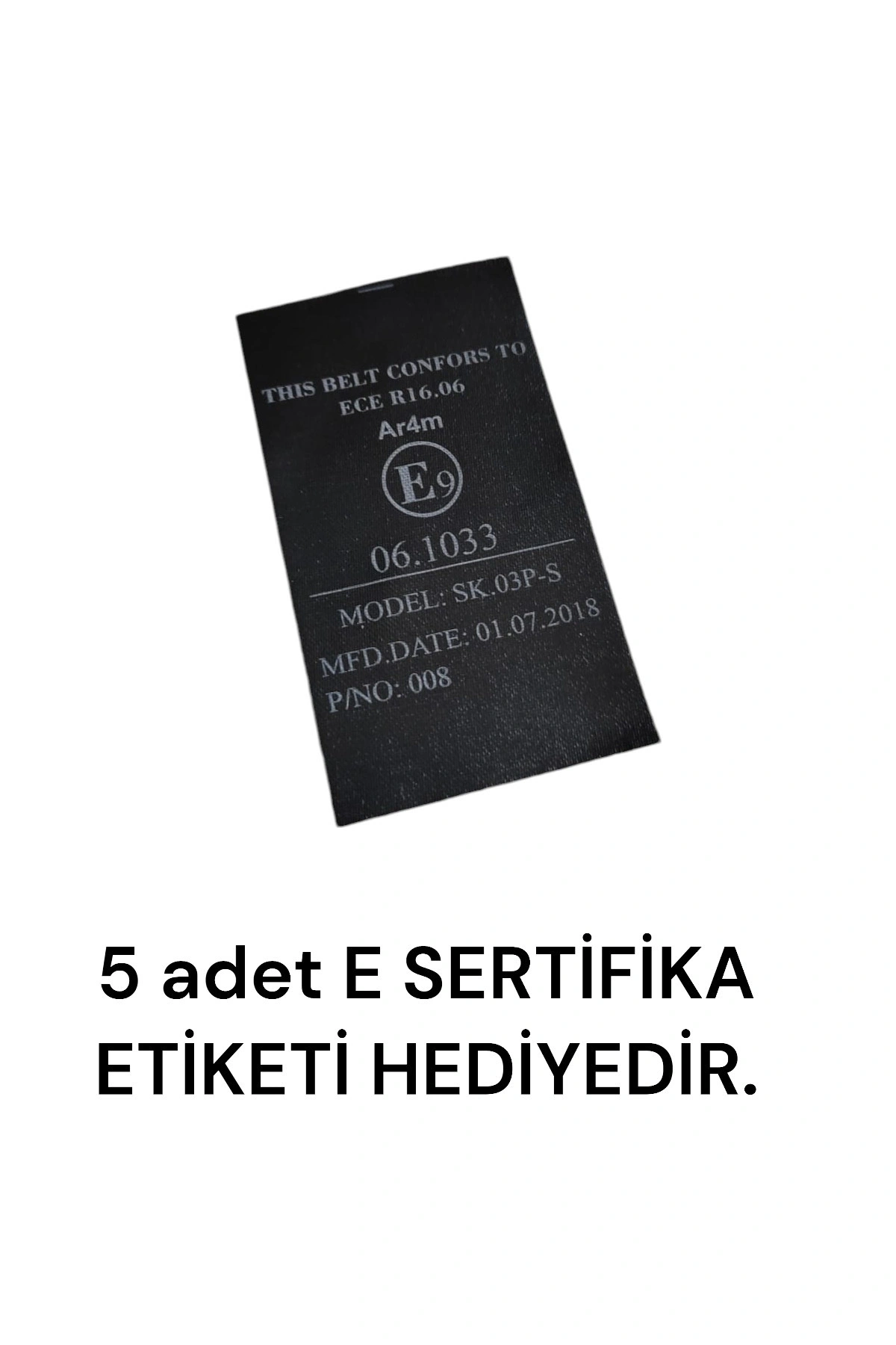 Renkli Emniyet Kemeri 15 Metre 5 Kemer Için [kırmızı]