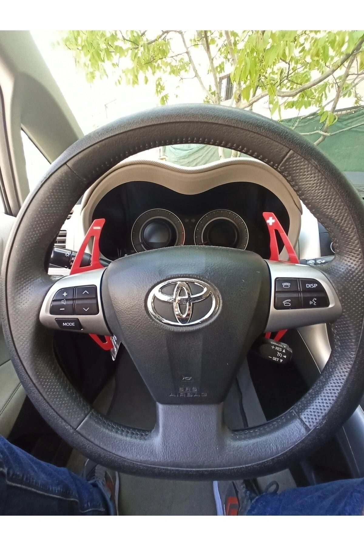 Universal F1 Kulakçık Paddle Shift Kırmızı Ultra Parlak