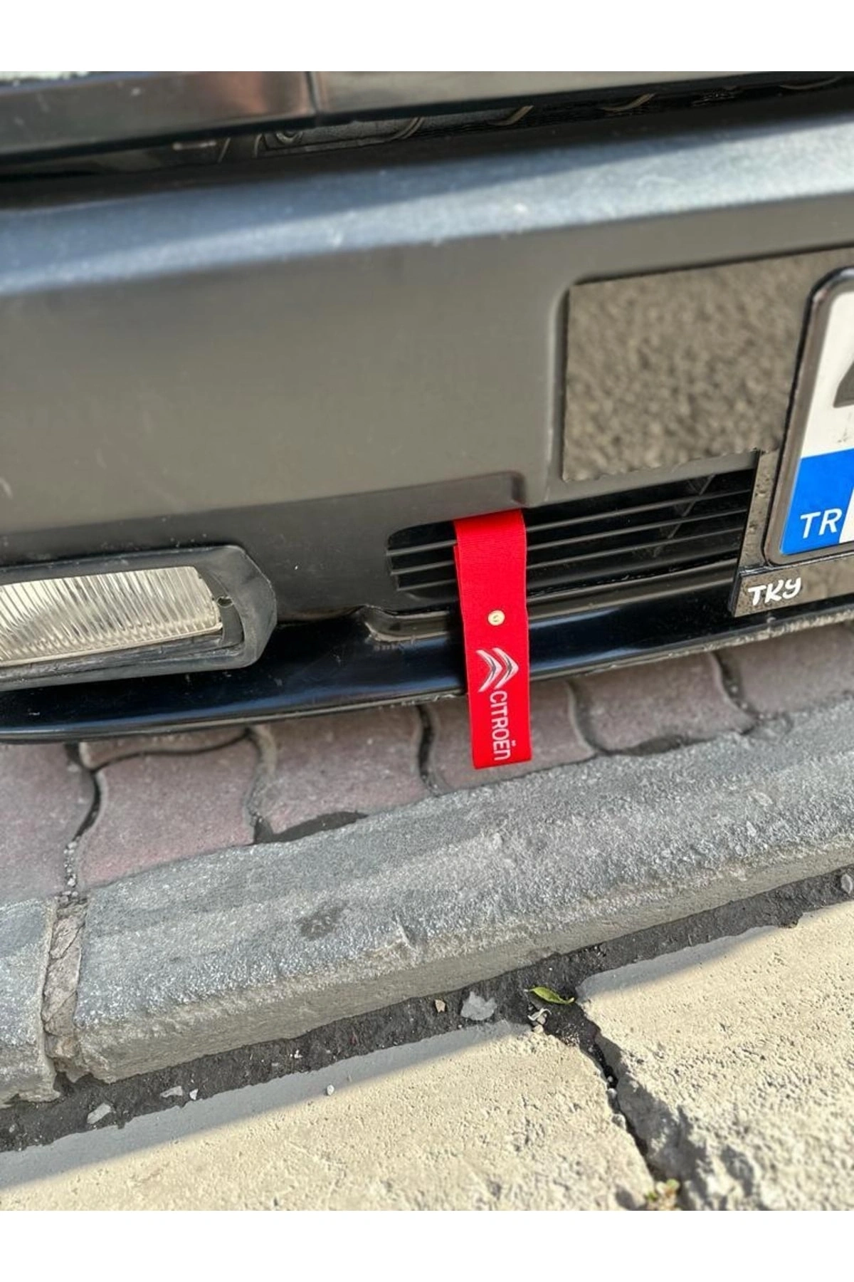 Tampon Dili & Çeki Ipi Citroen Kırmızı
