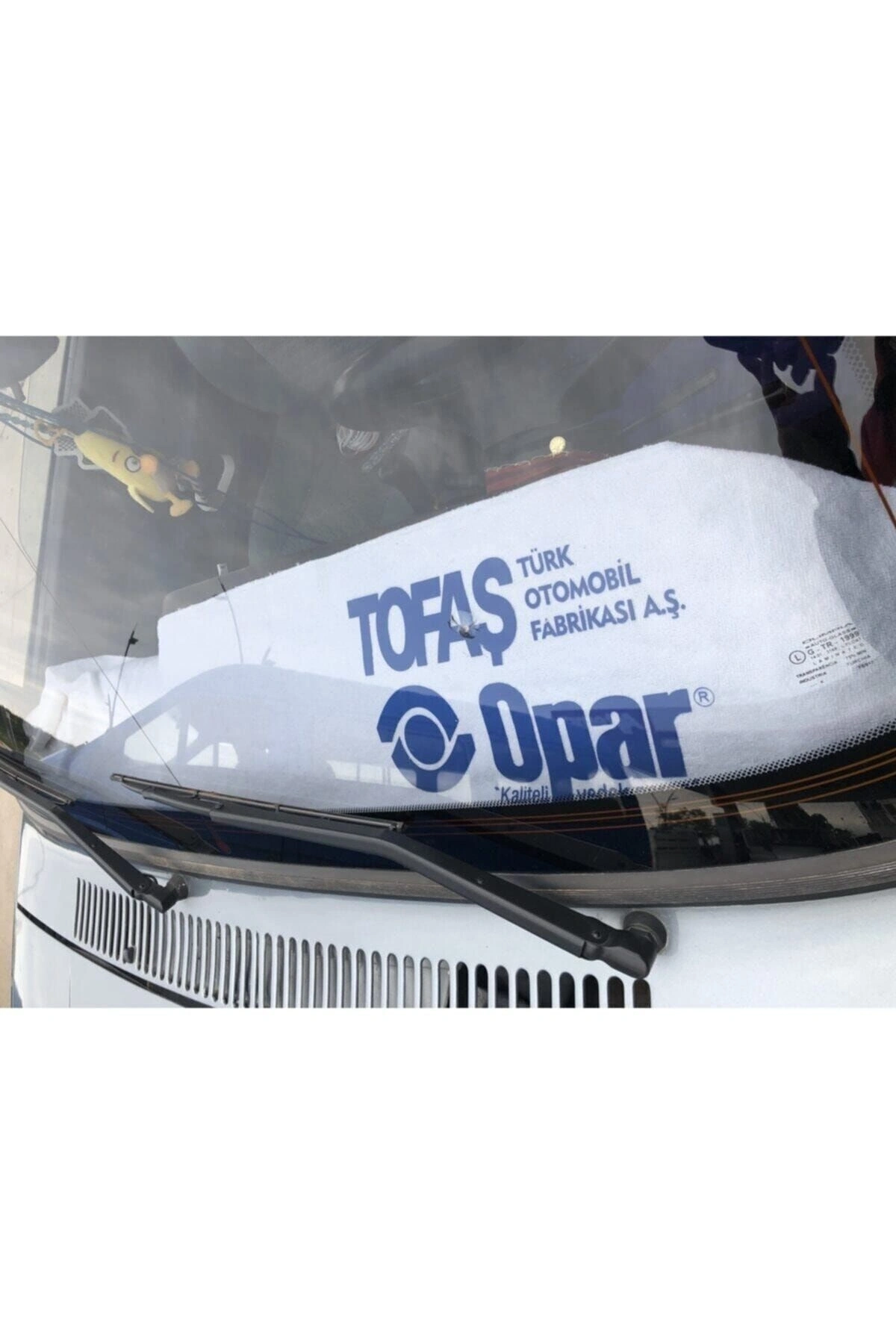 TOFAŞ torpido havlu beyaz renk torrpido havlu