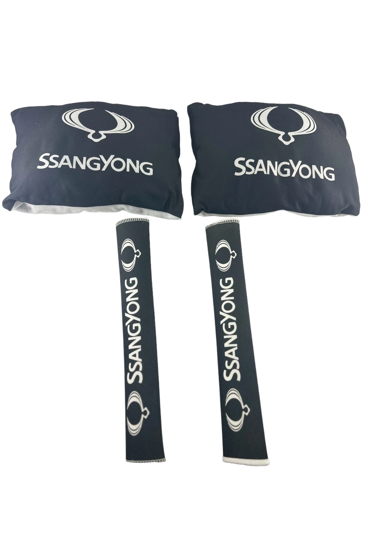 Ssang Yong Boyun Yastık Kemer Pedi Seti Siyah