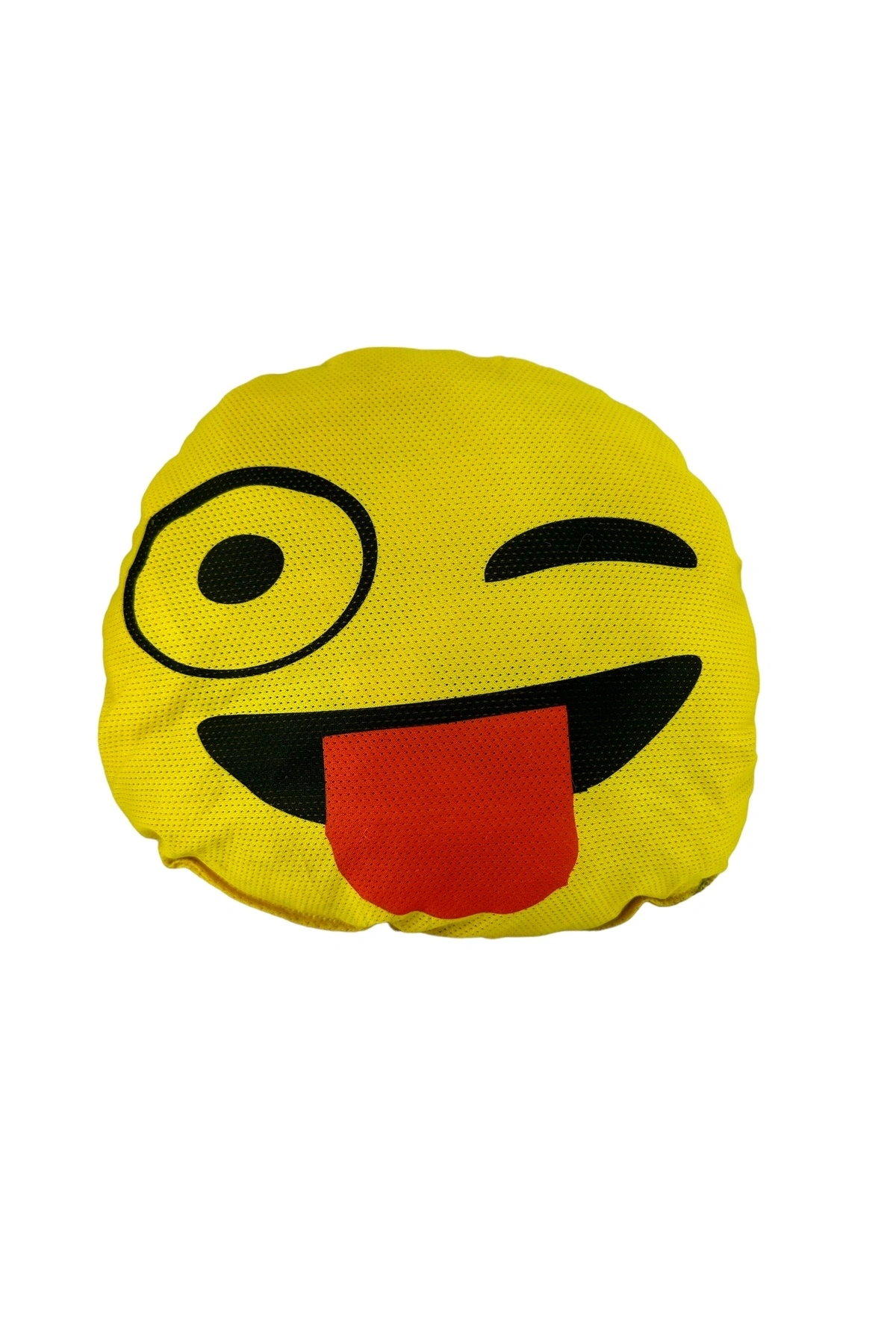 Emoji Oto Boyun Yastığı Dil Sarı