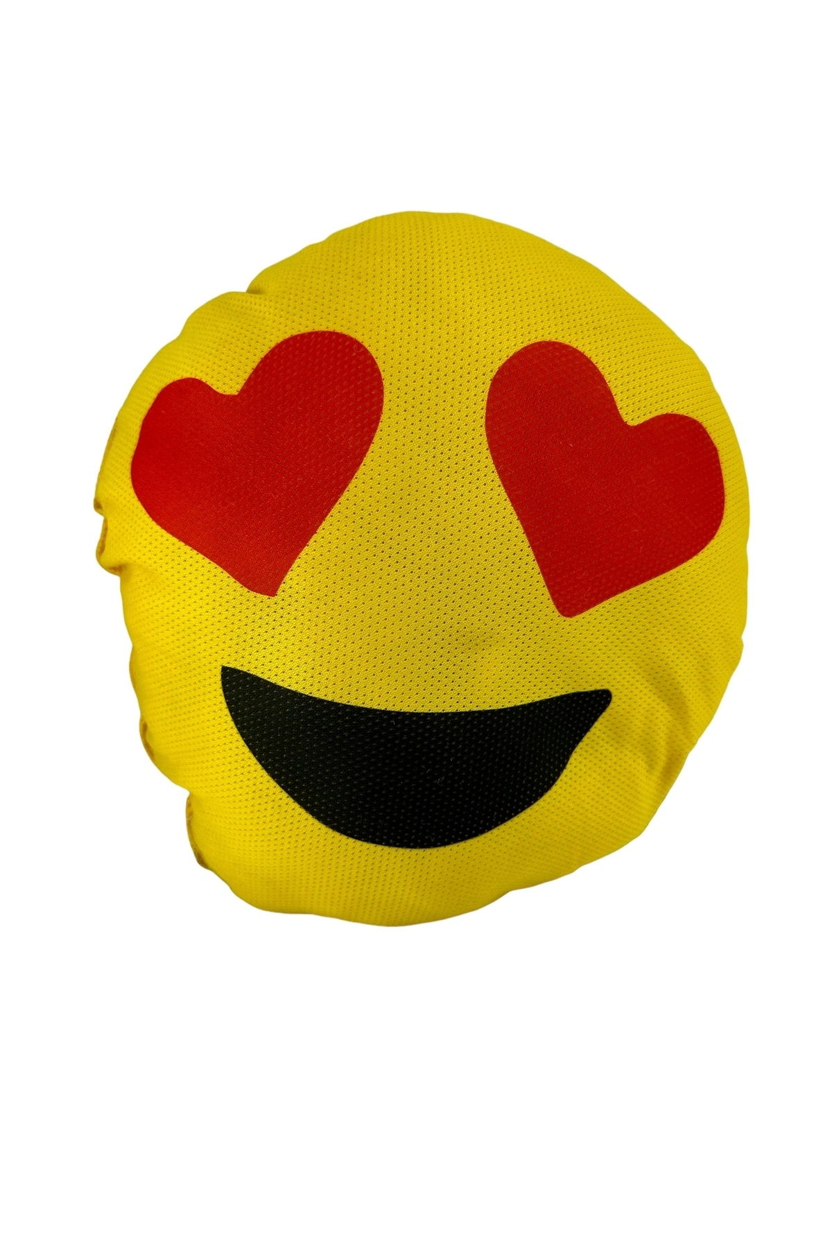 Emoji Oto Boyun Yastığı Kalp Sarı