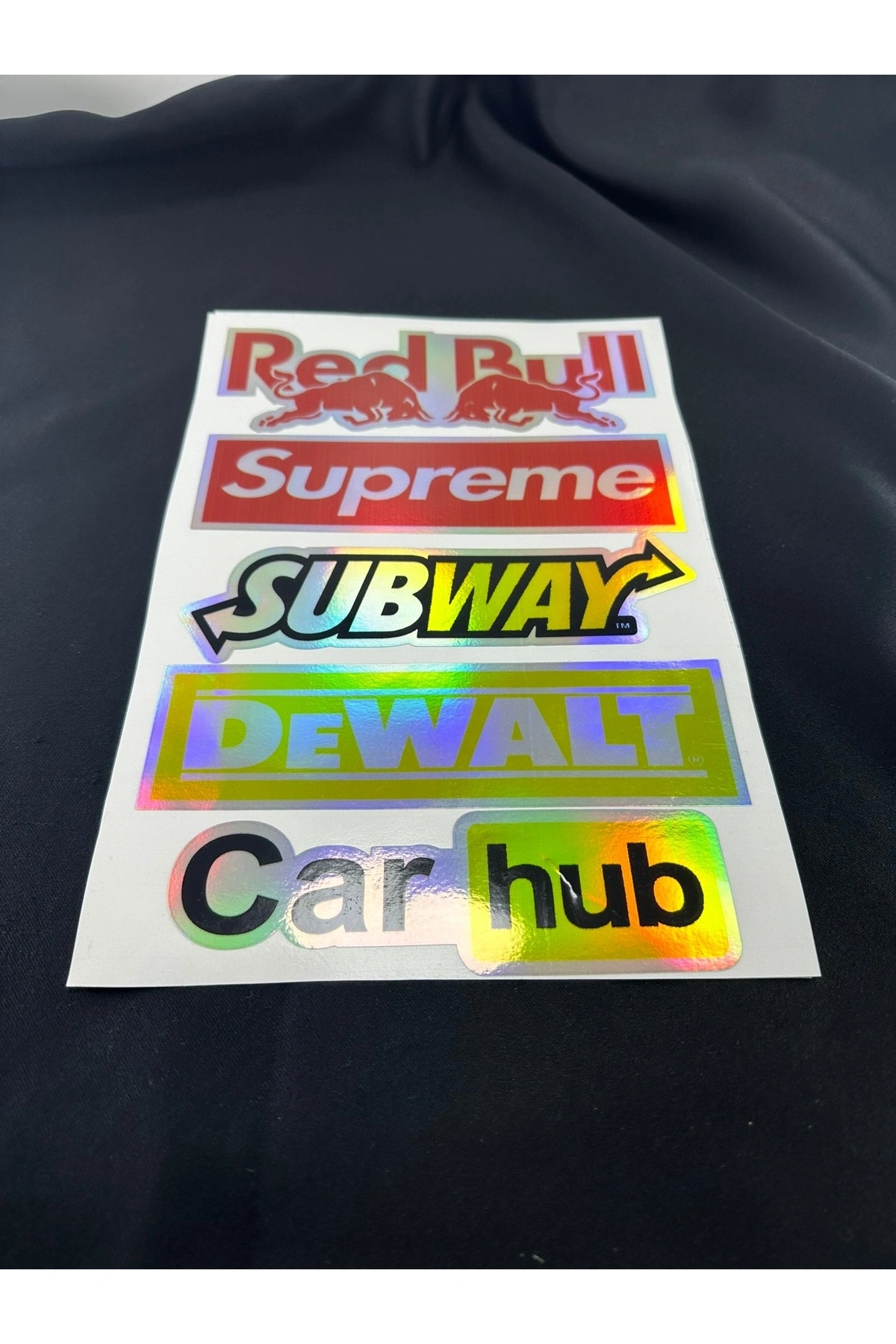 Hologram Arka Cam Sticker Etiket Model 006