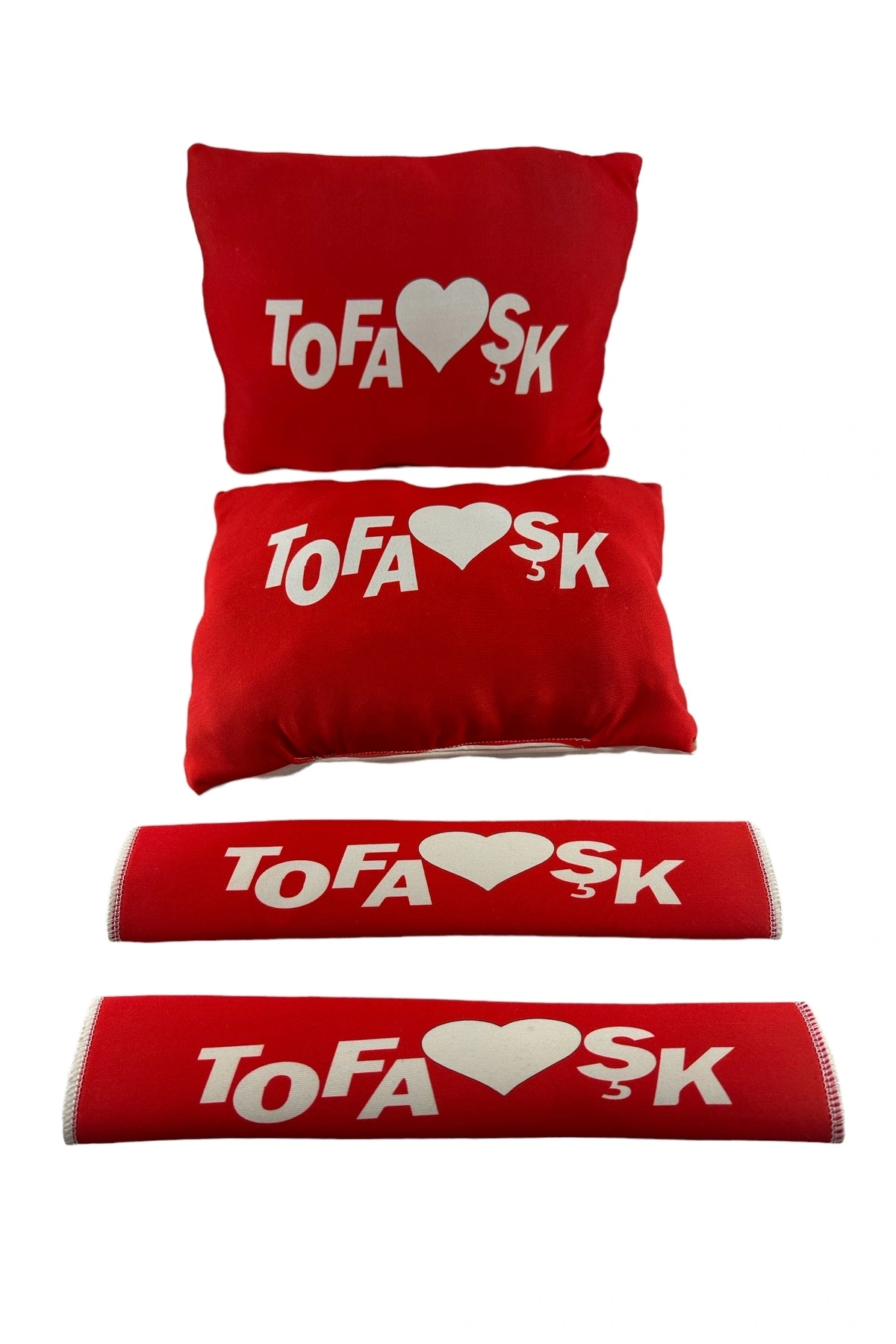 Tofaş Boyun Yastığı Emniyet Kemer Pedi Kırmızı Tofaşk