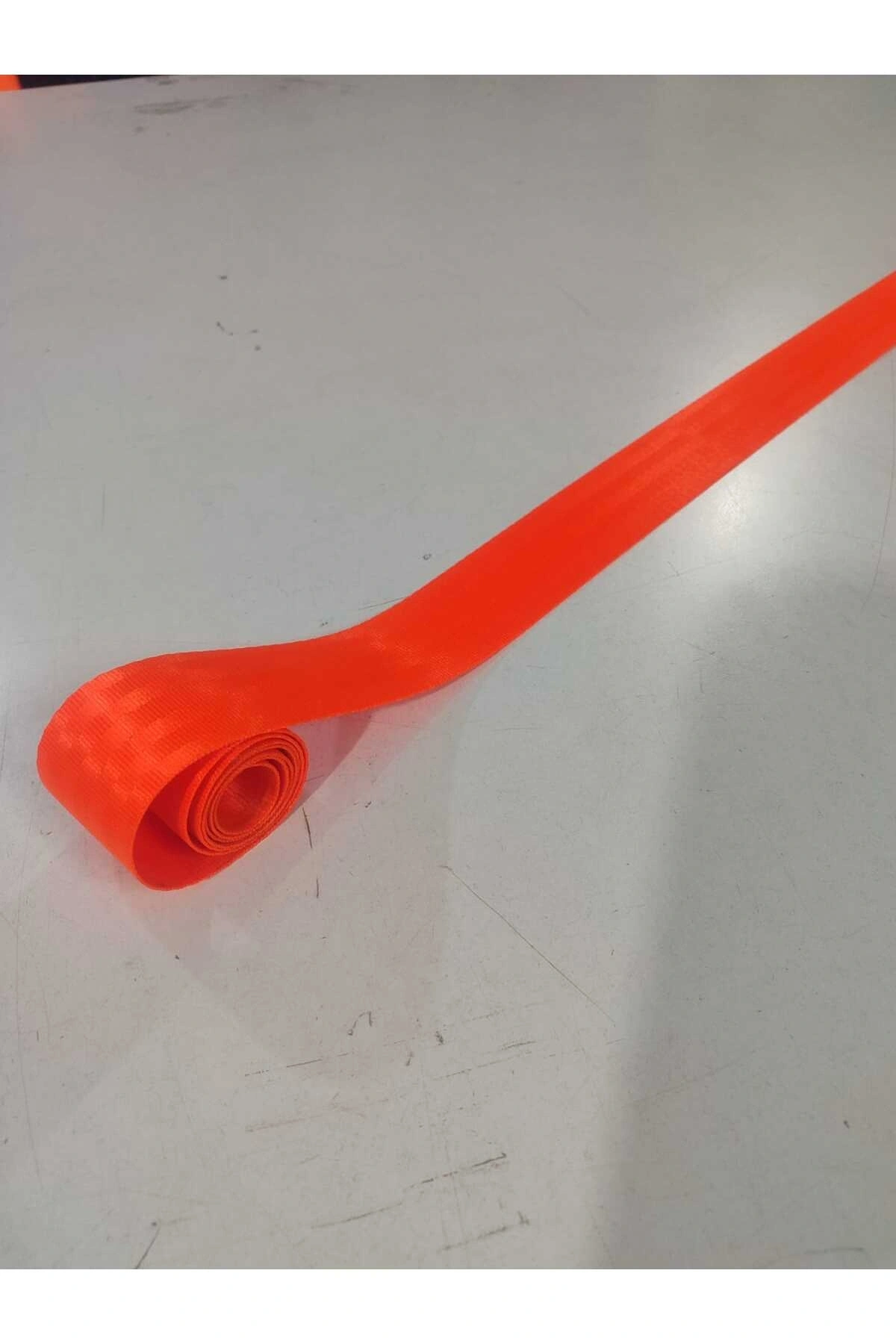 Renkli Emniyet Kemeri Turuncu 6 Metre İki Koltuk