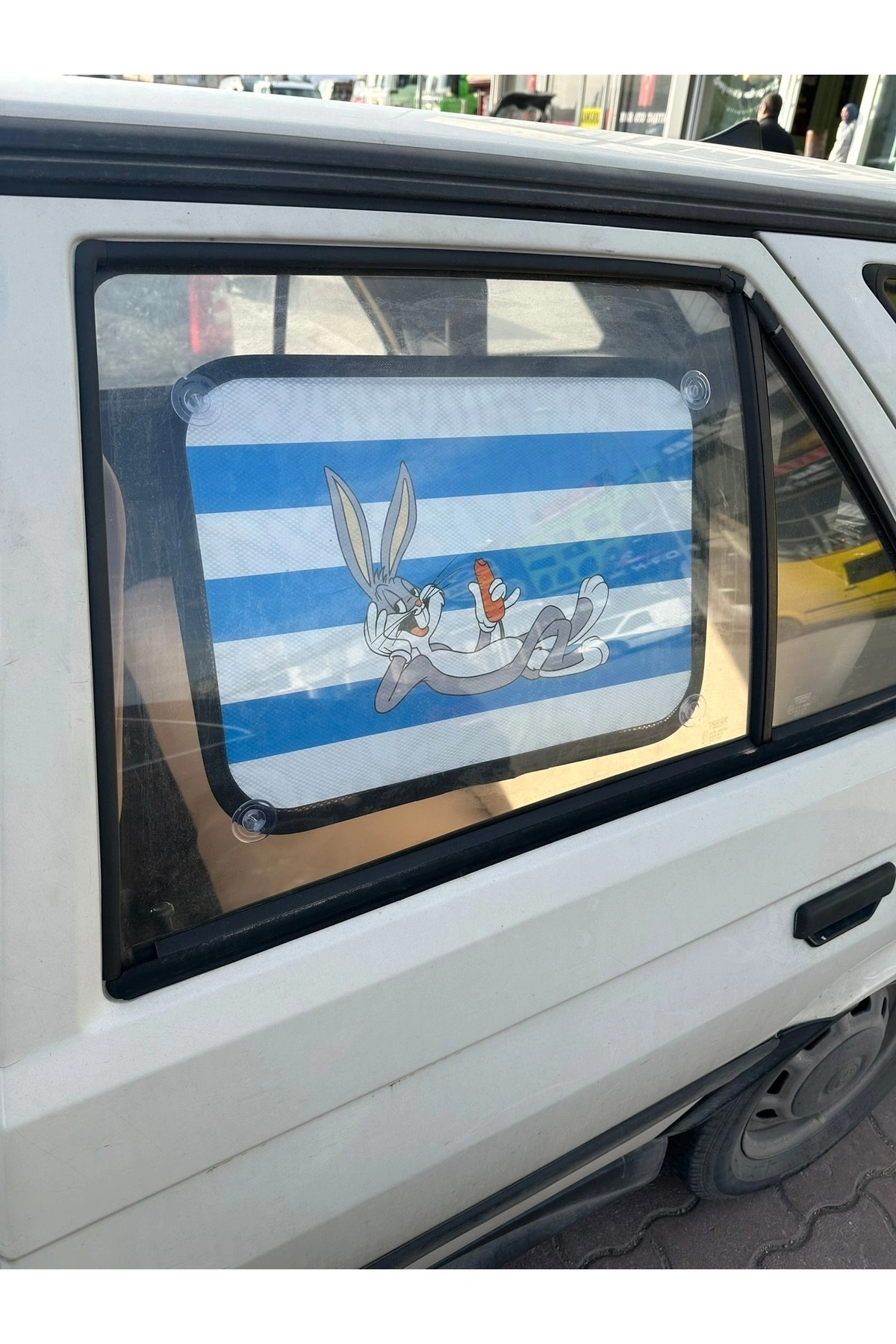 Baskılı Yan Cam Perde Aksesuar ’bugs Bunny’ (TÜM OTOLARA UYGUNDUR.)
