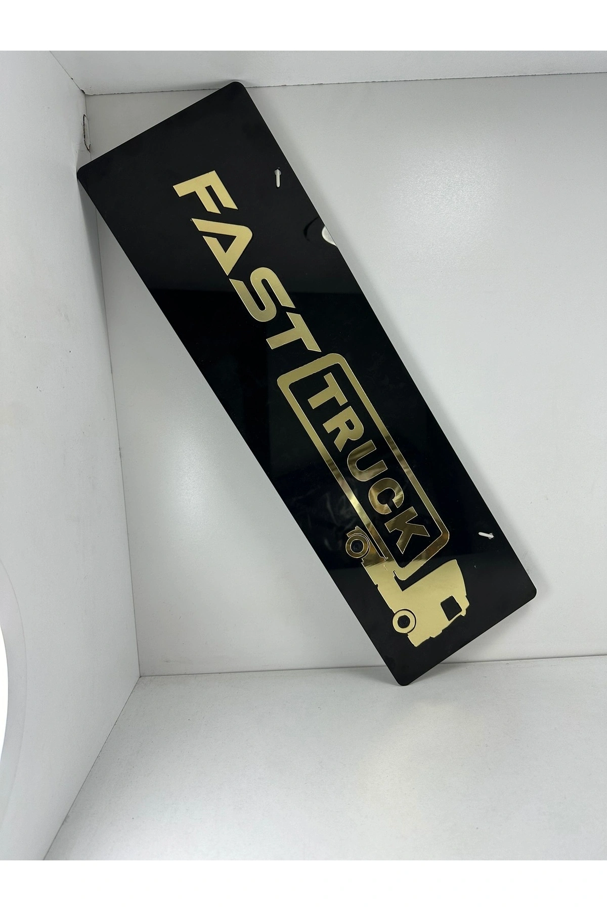 Kamyon Tır Dekor Plaka Fast Truck Siyah