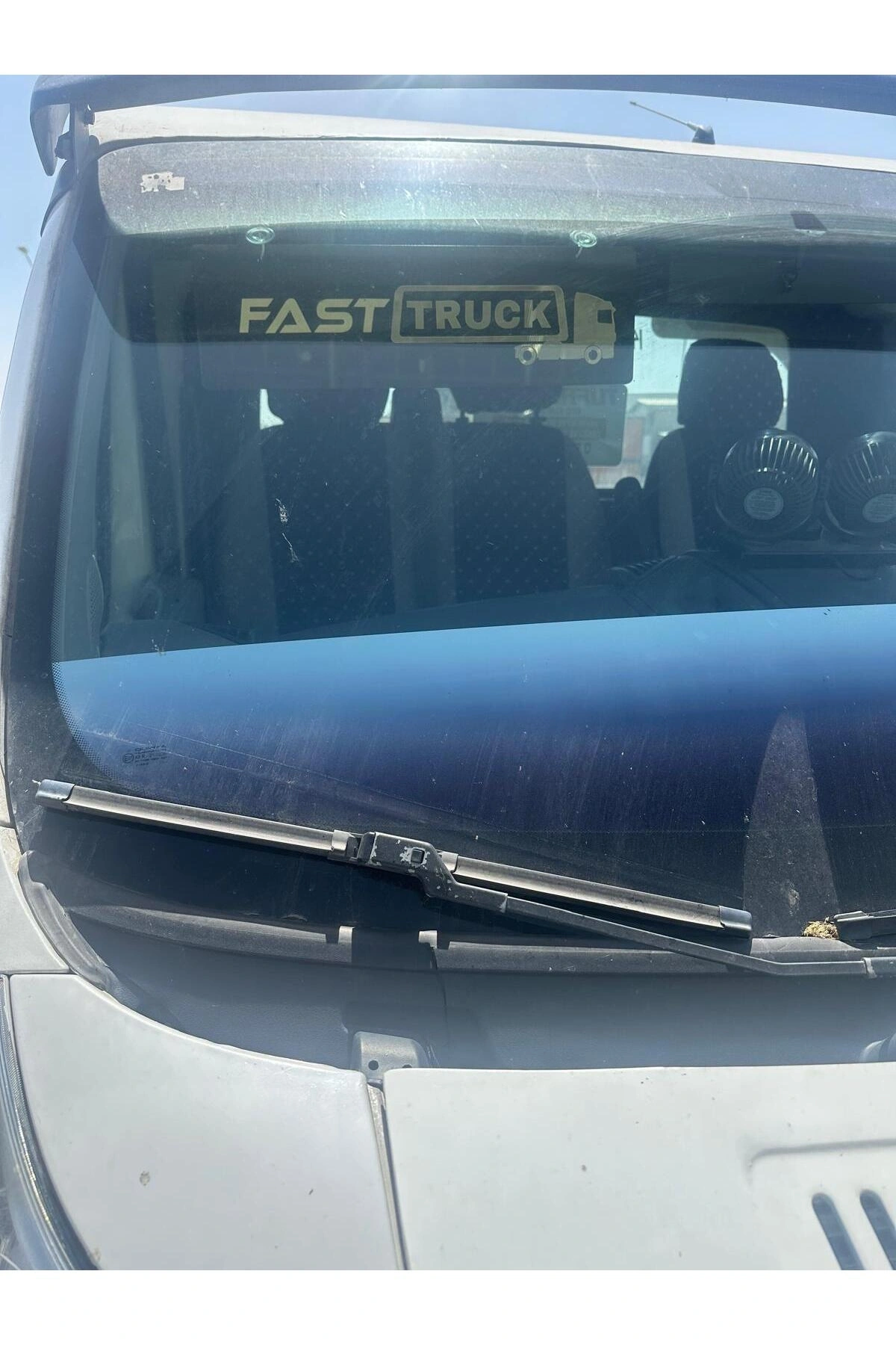 Kamyon Tır Dekor Plaka Fast Truck Siyah