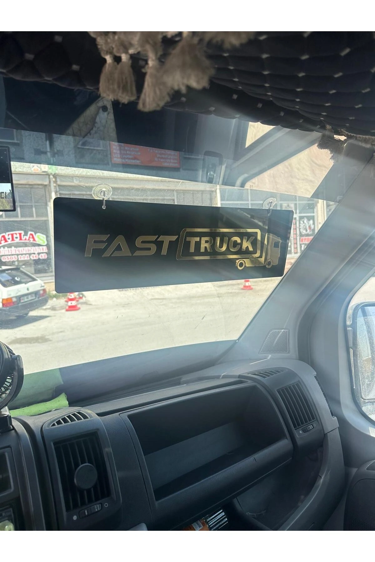 Kamyon Tır Dekor Plaka Fast Truck Siyah