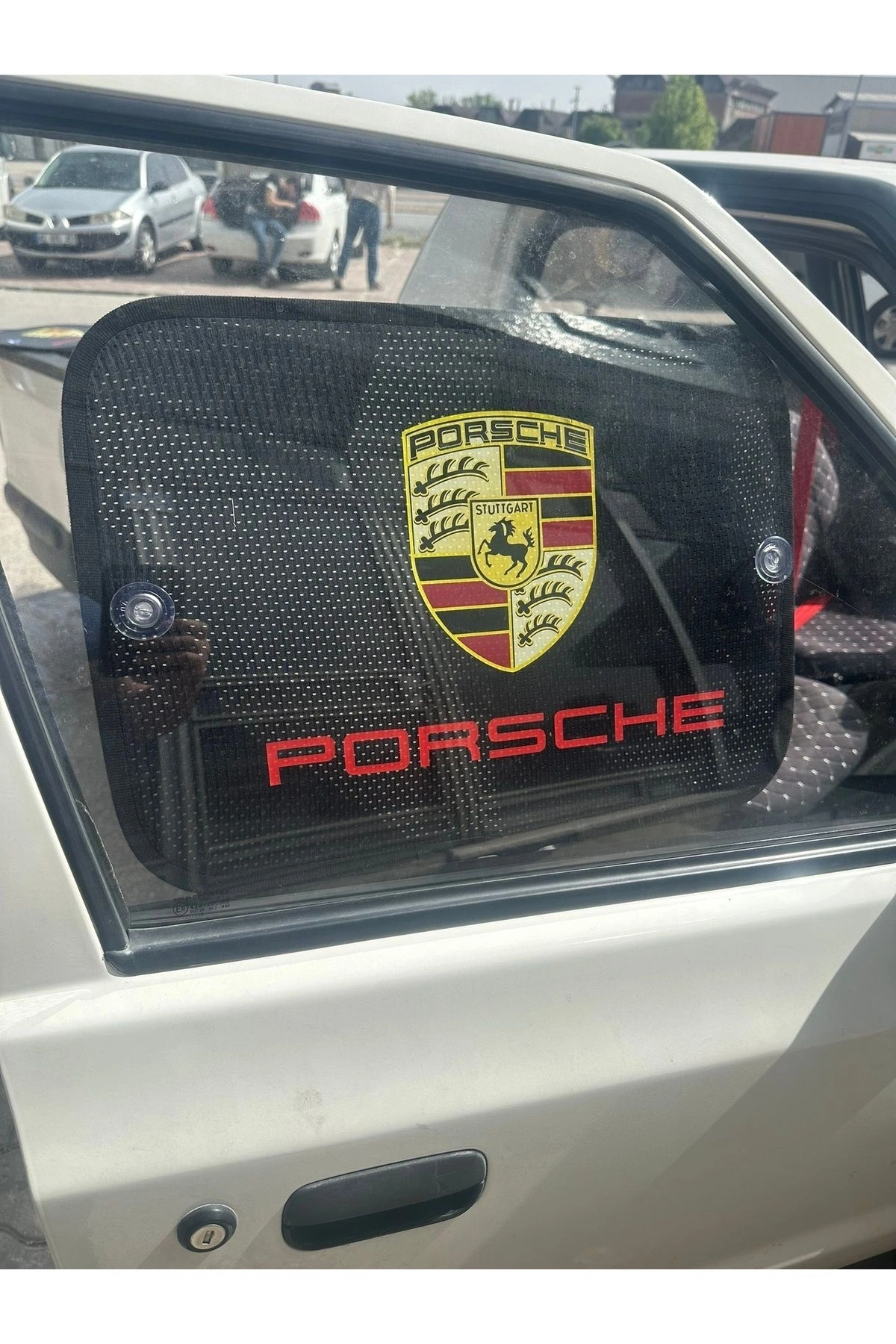 Baskılı Yan Cam Perde Aksesuar ’PORSCHE’ (Tüm Otolara Uygundur.)