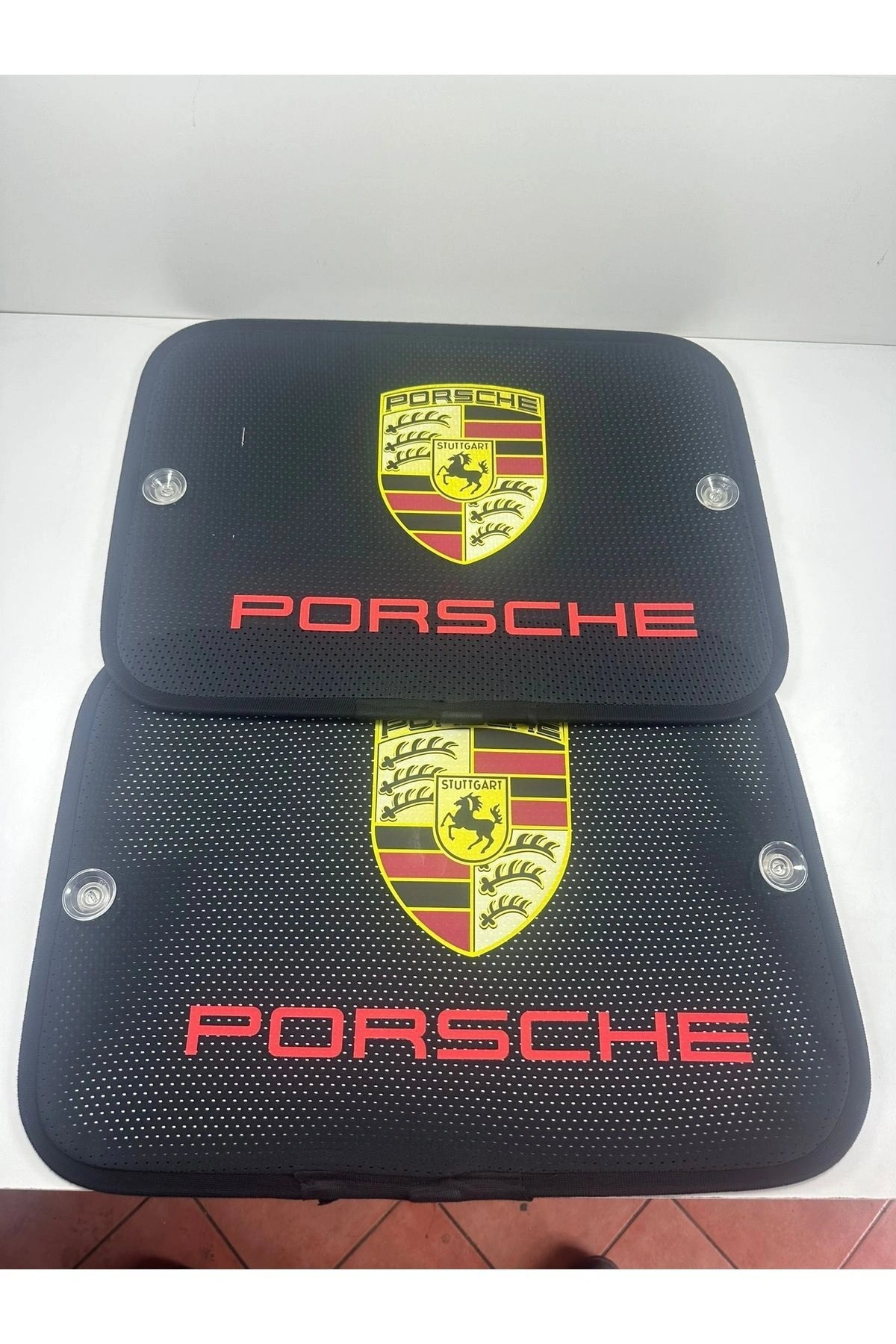 Baskılı Yan Cam Perde Aksesuar ’PORSCHE’ (Tüm Otolara Uygundur.)