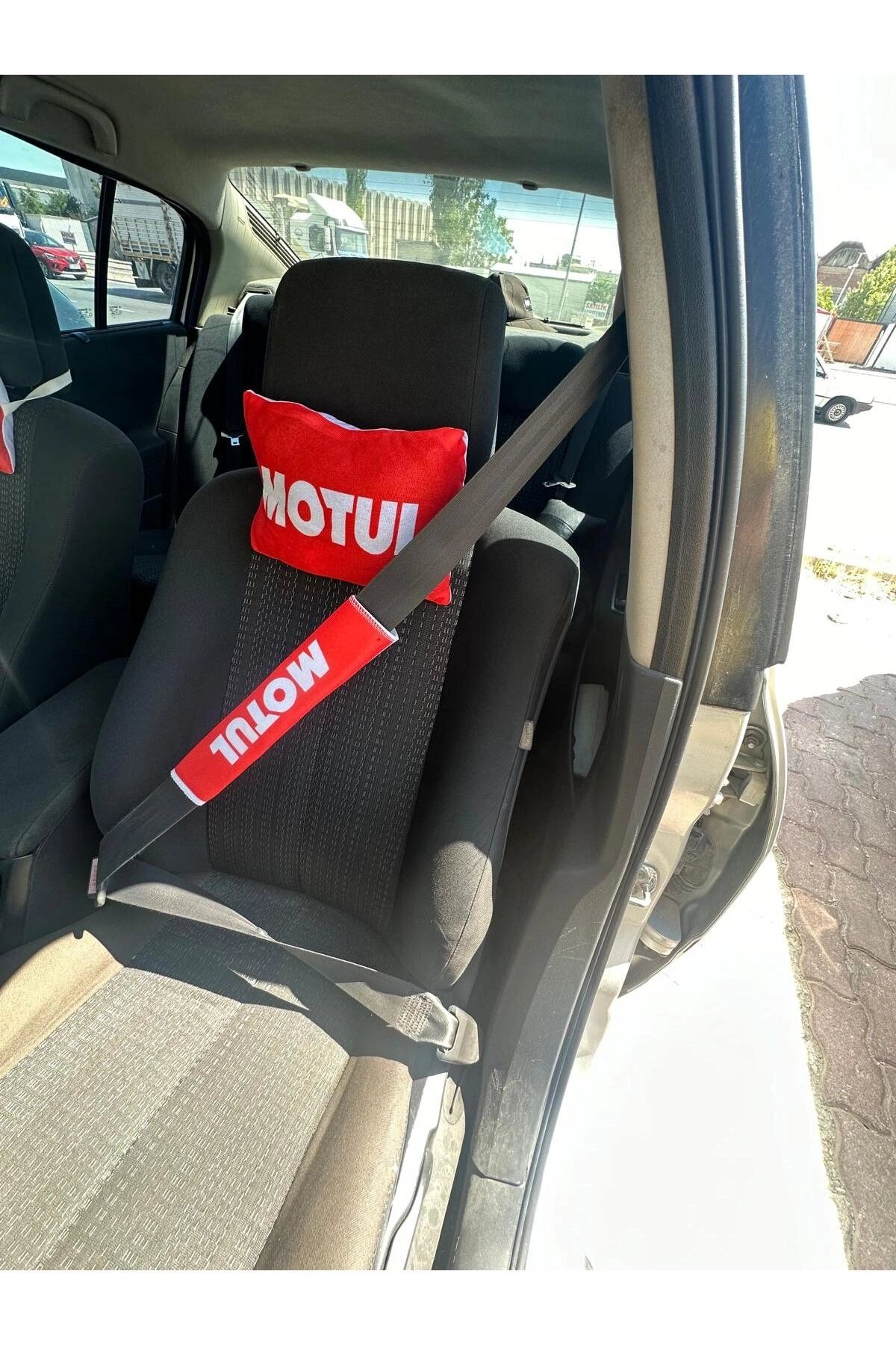 Motul Boyun Yastığı Emniyet Kemer Pedi Kırmızı