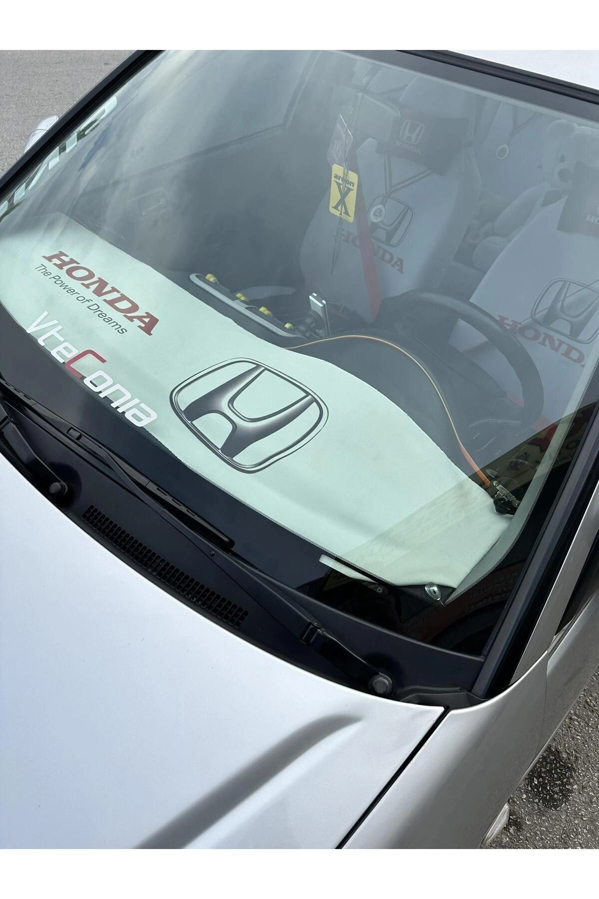Honda Göğüs Örtüsü Baskılı