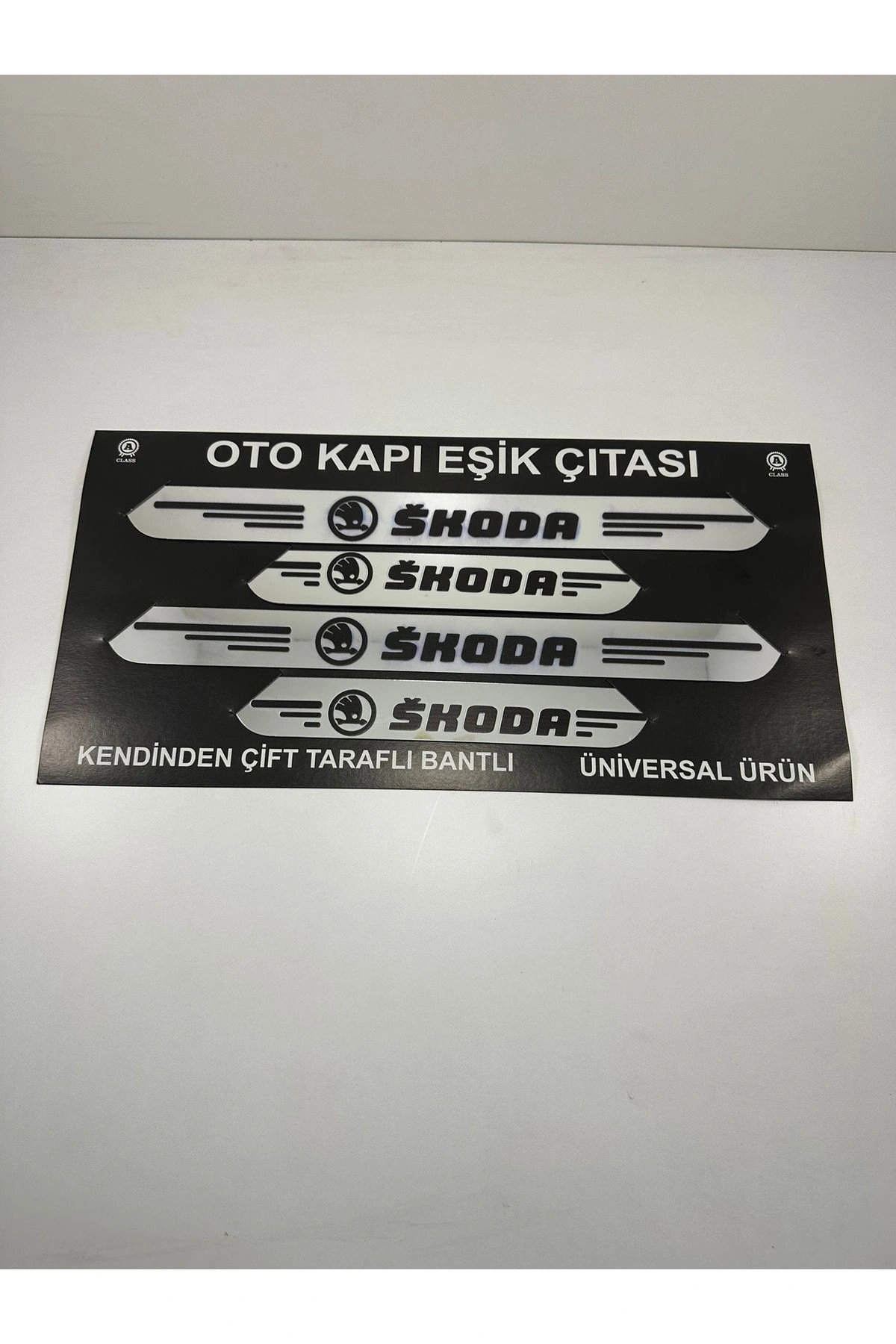 Skoda Oto Kapı Eşik Çıtası 4’lü Takım Aynalı Pleksi