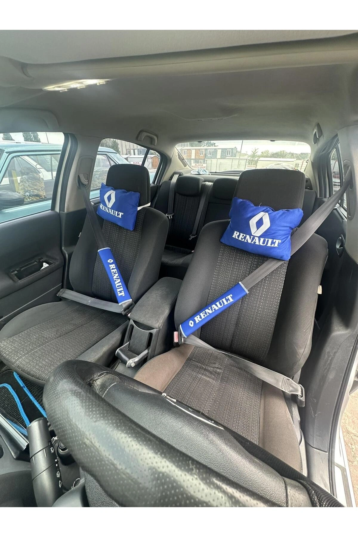 Renault Boyun Yastığı Emniyet Kemer Pedi Mavi Renault