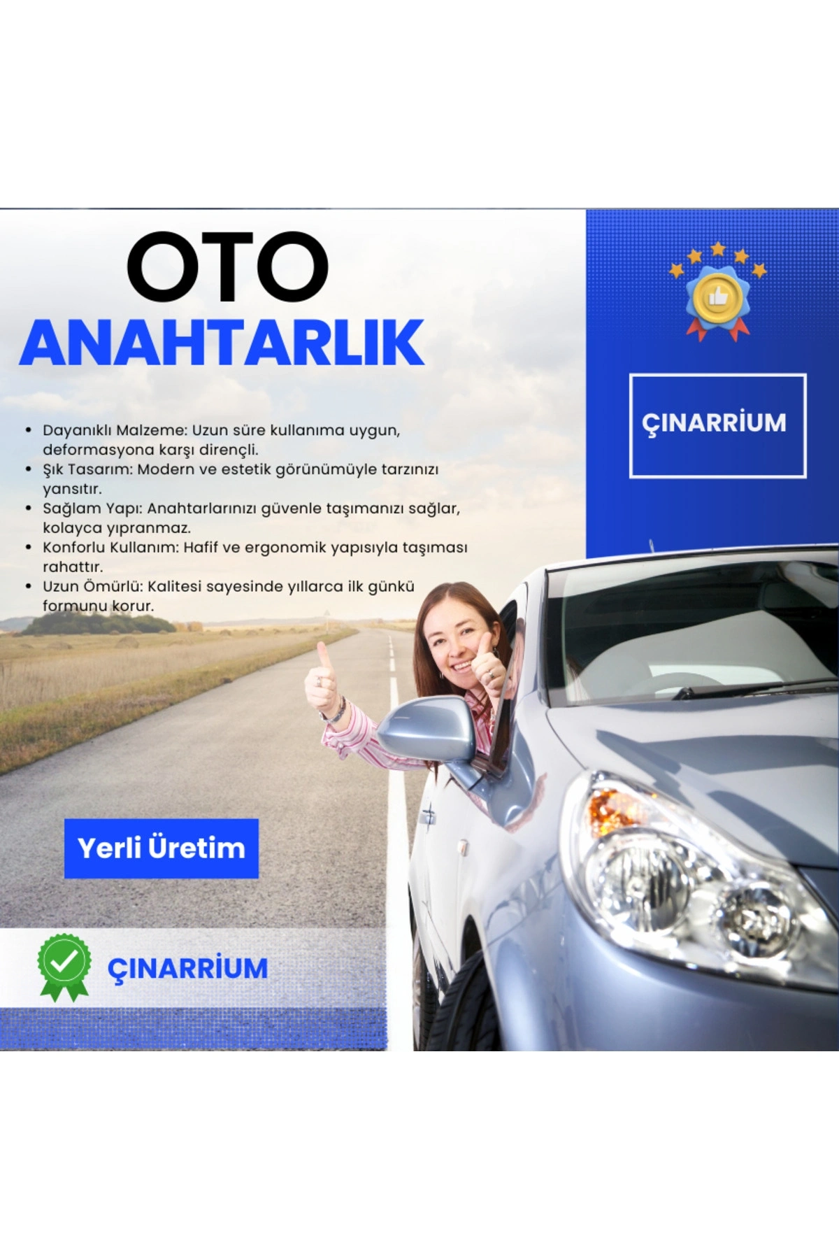 Rks Motorsiklet Kumaş Anahtarlık Hediyelik