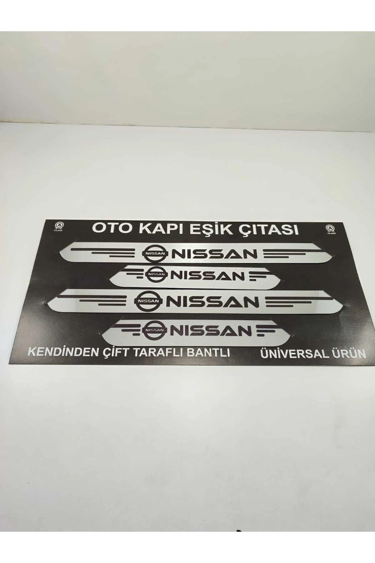 Nissan Oto Kapı Eşik Çıtası 4’lü Takım Aynalı Pleksi