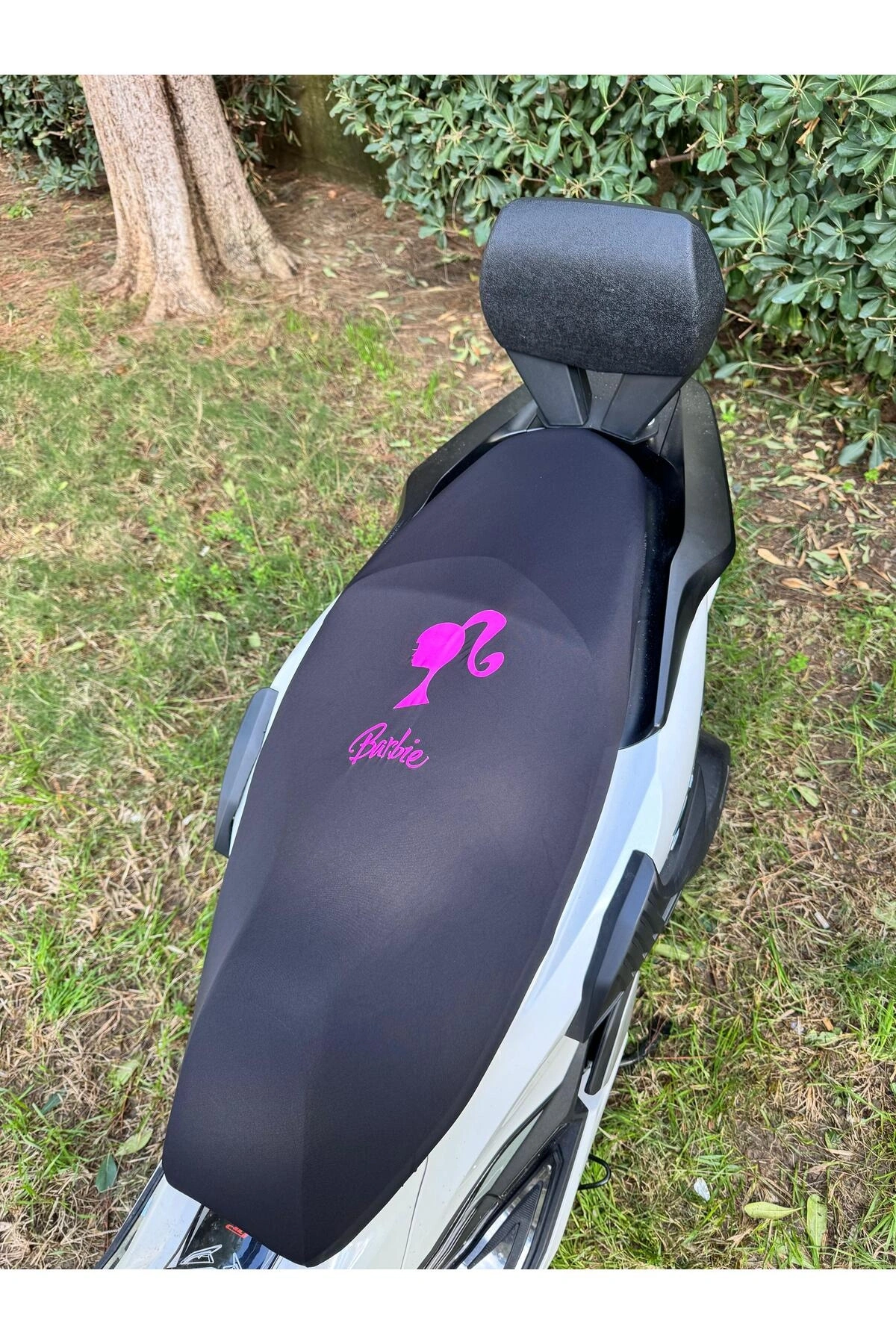 BARBİ DESENLİ Motosiklet Sele Koltuk Kılıfı 50 cc 150 cc uyumlu