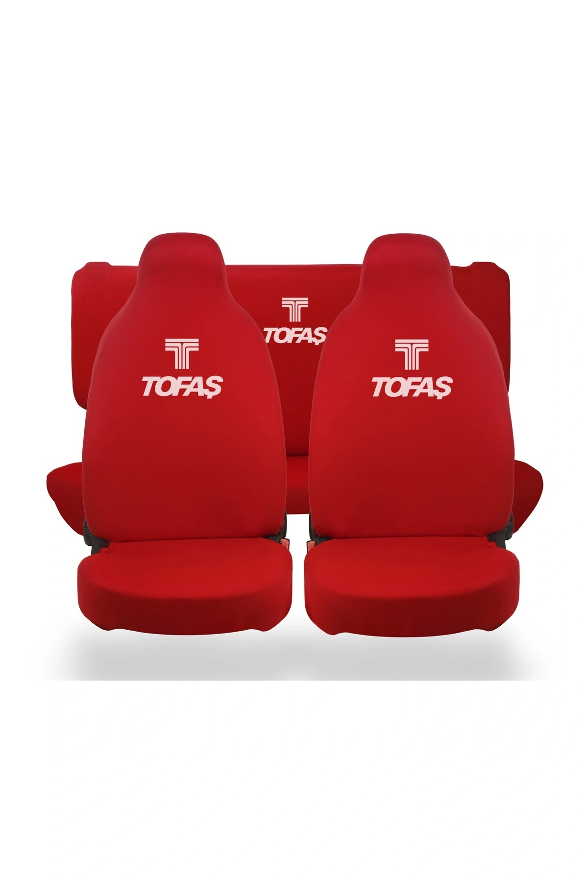 TOFAŞ Araca Uyumlu Oto Koltuk Kılıfı -Araç Penye Koltuk Kılıfı Servis Kılıfı 4 Parça
