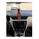 18 Cm Iskelet Ayna Süsü (KIRMIZI)