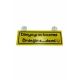 Cam Süsü Yazı ’dünyayı Su Basmış, Ördeğin S....demi’ Mdf Vantuzlu