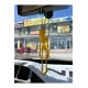 Iskelet Dikiz Ayna Süsü Sarı 15 Cm