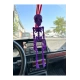 Mor İskelet 25 cm Dikiz Ayna Süsü Büyük