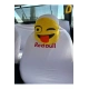 Emoji Oto Boyun Yastığı Dil Sarı