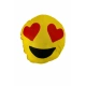 Emoji Oto Boyun Yastığı Kalp Sarı