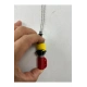 Amortisör Dikiz Ayna Süsü Anahtarlık Coilover Sarı Kırmızı