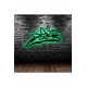 Duvar Dekoru Led Işıklı Raptor Uçak Ful RGB Ful Aydınlatmalı