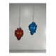 Ateş ve Su Dikiz Ayna Süsü 2 li Takım