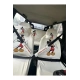 Mickey Mouse Oto Servis Kılıfı, Kemer Pedi, Yastık Takımı Beyaz