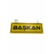 Cam Süsü Yazı ’BAŞKAN’ Mdf Vantuzlu