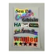Hologram Arka Cam Sticker Etiket Model 005