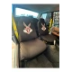 Bugs Bunny Baskılı Oto Servis Kılıfı Siyah