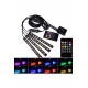 Tiger Marketing Araç Içi Ayak Altı Led Sese Duyarlı 12li - Rgb