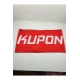Kupon Baskılı Oto Göğüs Örtüsü Kırmızı