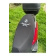 KURU KAFA DESENLİ SİYAH Motorsiklet Koltuk Sele Kılıfı