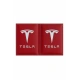 Tesla Logolu Deri Ruhsat Kabı – Şık Araç Evrak Kabı & Kimlik Kartlık