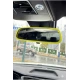 TKY Fosforlu Sarı Renkli Dikiz Aynası Koruyucu Çerçeve Dekoratif Silikon Ayna Kılıfı