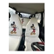 Mickey Mouse Oto Servis Kılıfı Beyaz