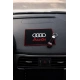 AUDİ LOGOLU ARAÇ İÇİ TORPİDO ÜSTÜ KAYDIRMAZ VE ANAHTARLIK SETİ