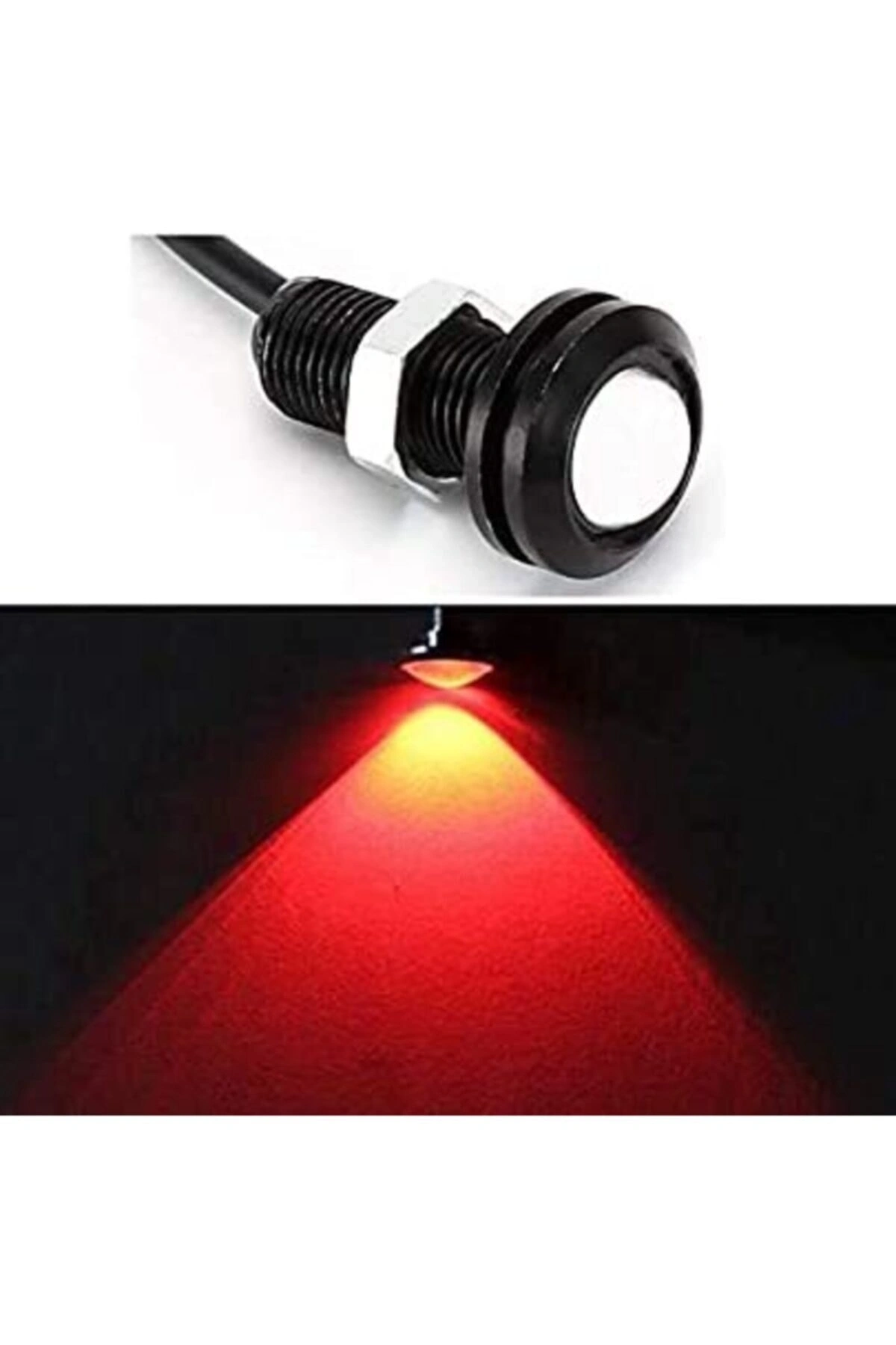 Ayna Altı Led Kartal Göz Led 2li Kırmızı Renk 1.kalite Tüm Araçlara Uyumlu