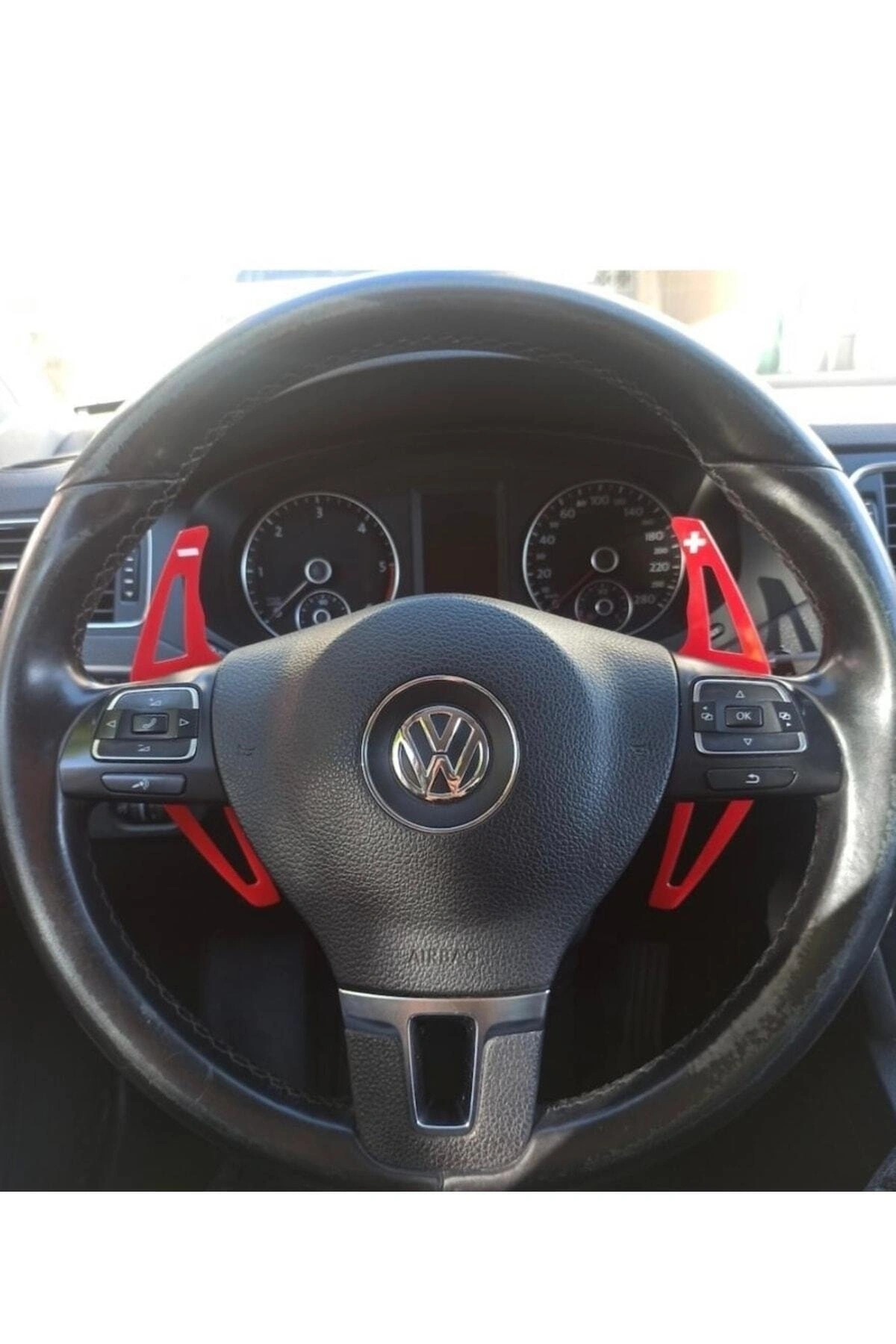 Universal F1 Kulakçık Pedal Shift Paddle Shift Kırmızı