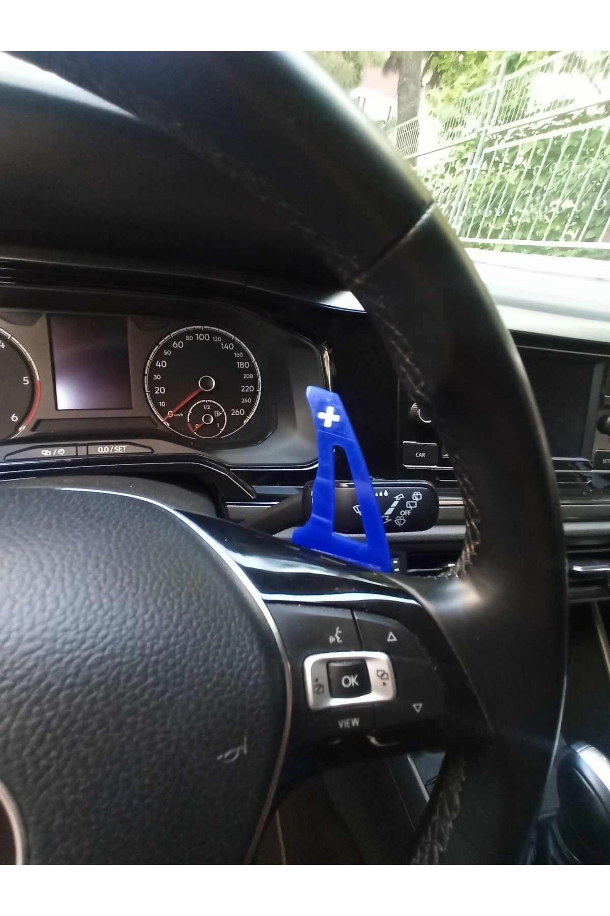 Volkswagen Golf 7 F1 Uyumlu Kulakçık Pedal Shift Mavi